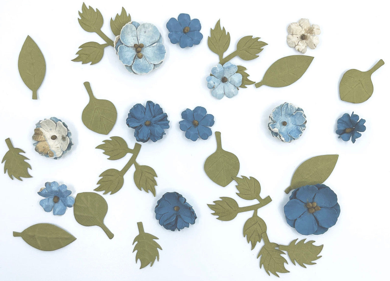 49 and Market Rustic Blooms Flowers - Bluejay